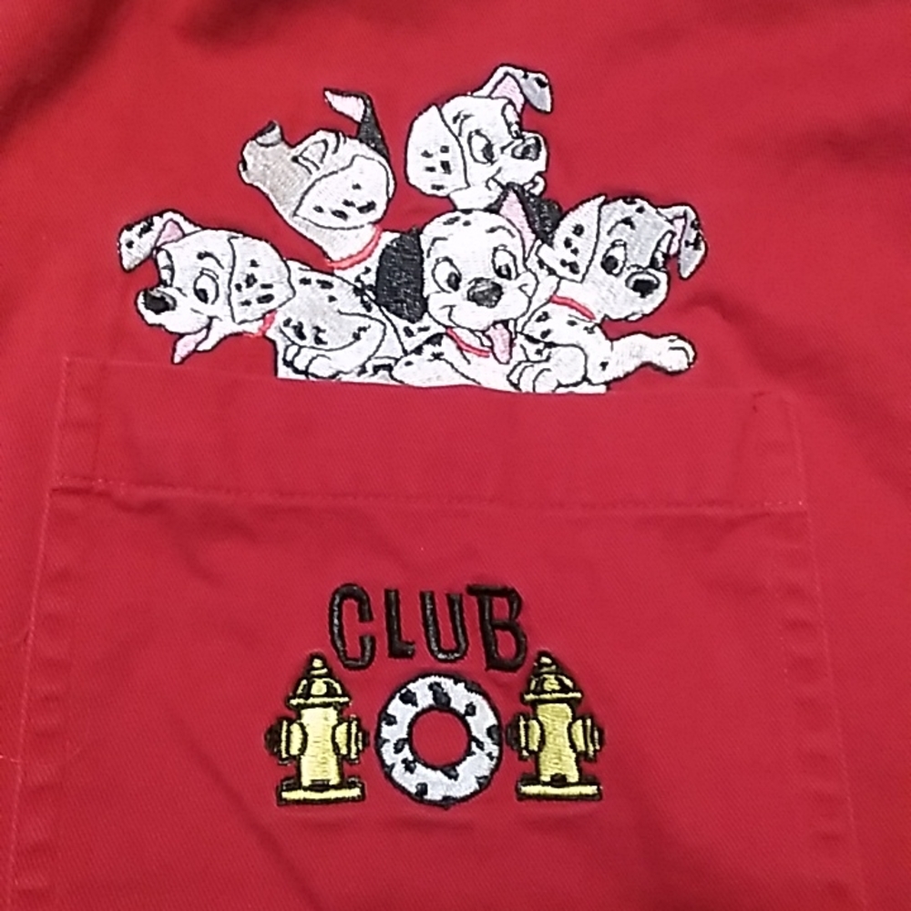 101 Dalmatian button up collar shirt